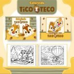 Tico e Teco - Big Livros de Colorir (Pamella Vieira)