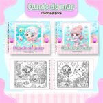Fundo do Mar Menina - Big Livros de Colorir (Pamella Vieira)