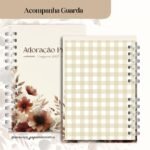 Caderno Congresso 2025 Adoração Pura – COM TEMA – Coleção Floral Outono - Imagem 3