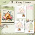 Pack Bee Honey Flowers (Jana Bicalho) - Imagem 3
