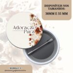 Bottons Congresso 2025 Adoração Pura – Coleção Floral Outono - Imagem 4