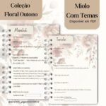 Caderno Congresso 2025 Adoração Pura – COM TEMA – Coleção Floral Outono - Imagem 5