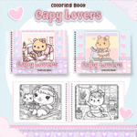 Capy Lovers - Big Livros de Colorir (Pamella Vieira)