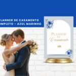 Azul Marinho - Planner Casamento Permanente