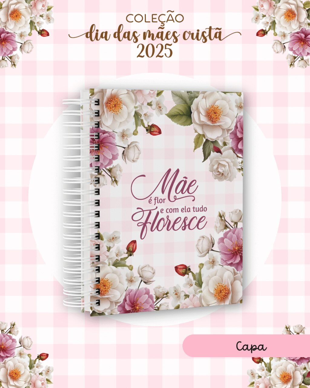 Floral 1 Rosa - Dia das Mães Cristã 2025 (Dream Arts) - Imagem 2