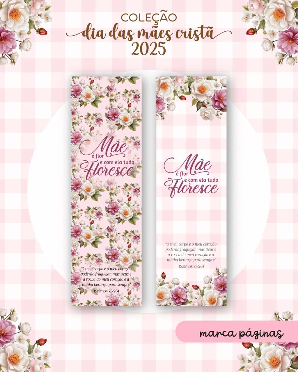 Floral 1 Rosa - Dia das Mães Cristã 2025 (Dream Arts) - Imagem 15