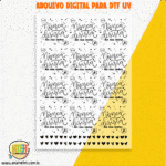 Artes Nunca Desista para DTF UV
