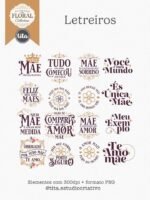 Mãe 2025 - Combo Ilustrações e Papéis (Tita) - Imagem 4