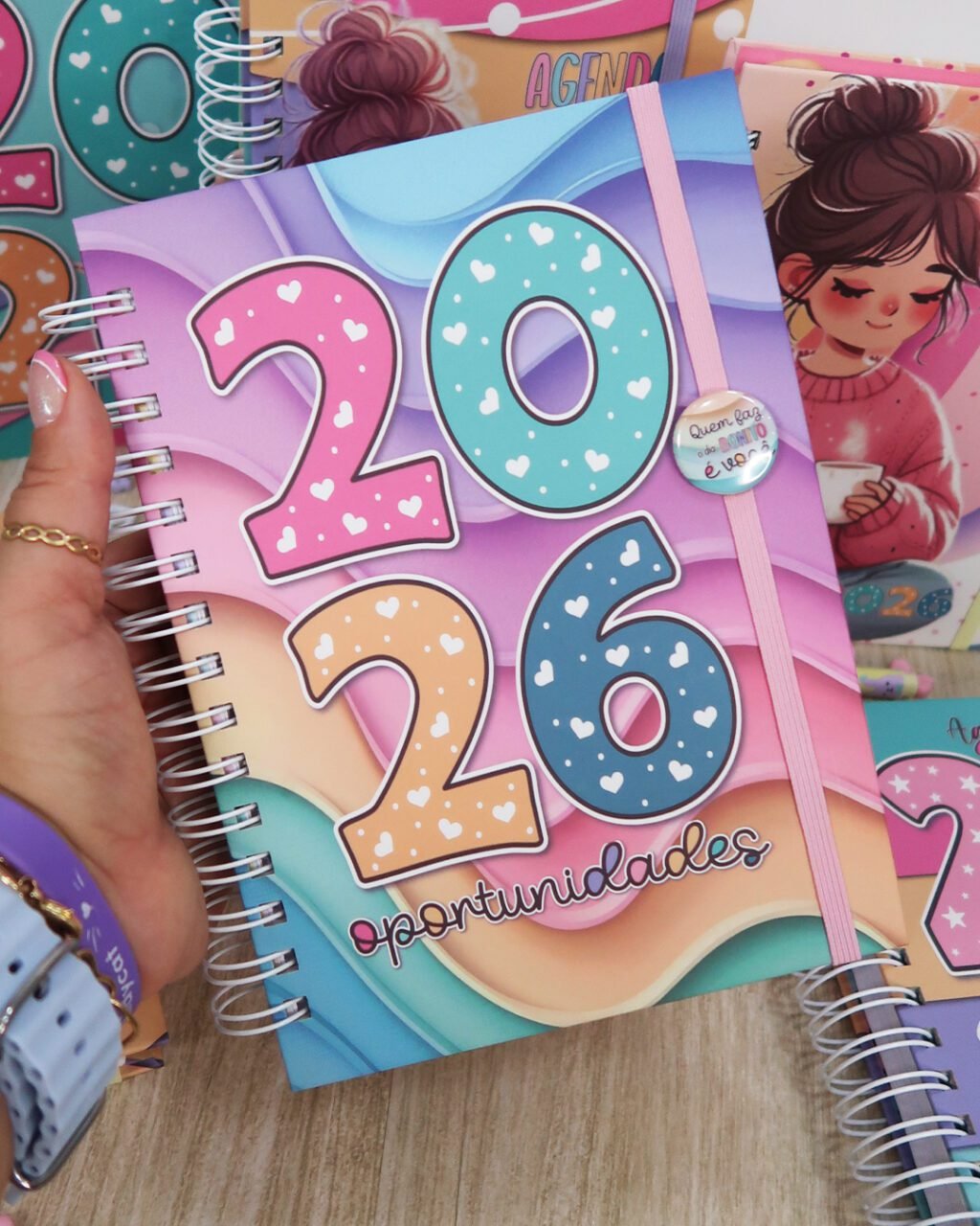 COMBO – Agenda COLLORS A5 – 2026 (Mimos Personalizados) - Imagem 14