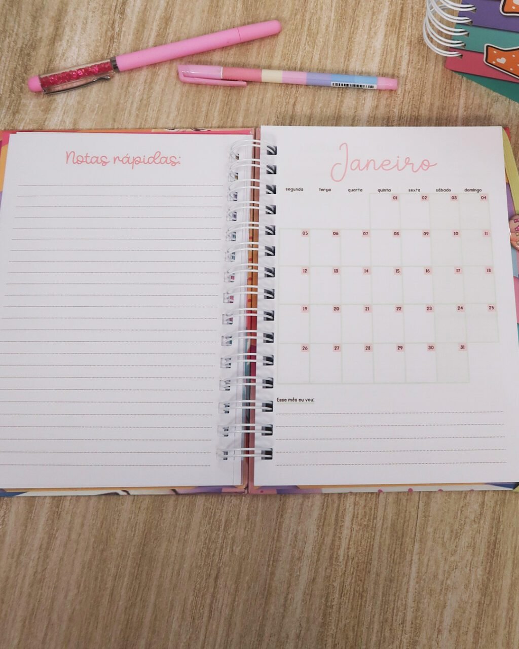 COMBO – Agenda COLLORS A5 – 2026 (Mimos Personalizados) - Imagem 9