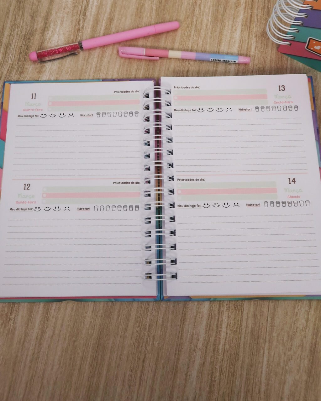 COMBO – Agenda COLLORS A5 – 2026 (Mimos Personalizados) - Imagem 3