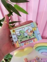 Chaveiro Dinossauros - Mini Livro Colorir (Lina)