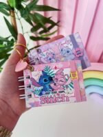 Chaveiro Stitch - Mini Livro Colorir (Lina)