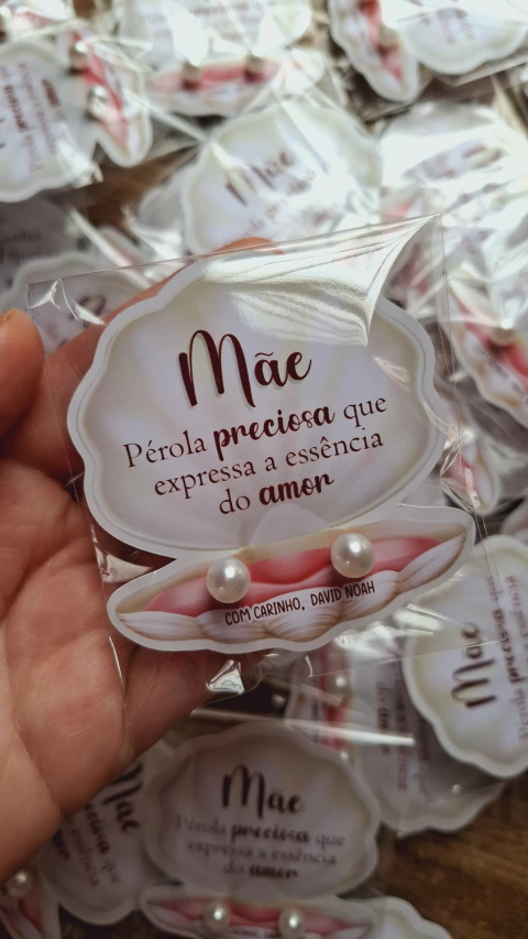 PDF Cartão Brinco Concha - Dia das Mães - Imagem 1