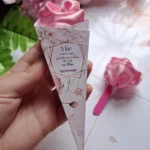 PDF para Impressão - Buquê de Rosa para Scrunchies e Mini Lixa
