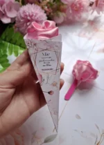 PDF para Impressão - Buquê de Rosa para Scrunchies e Mini Lixa