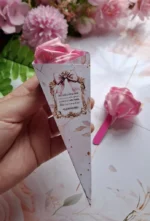 PDF para Impressão - Buquê de Rosa para Scrunchies e Mini Lixa - Imagem 3
