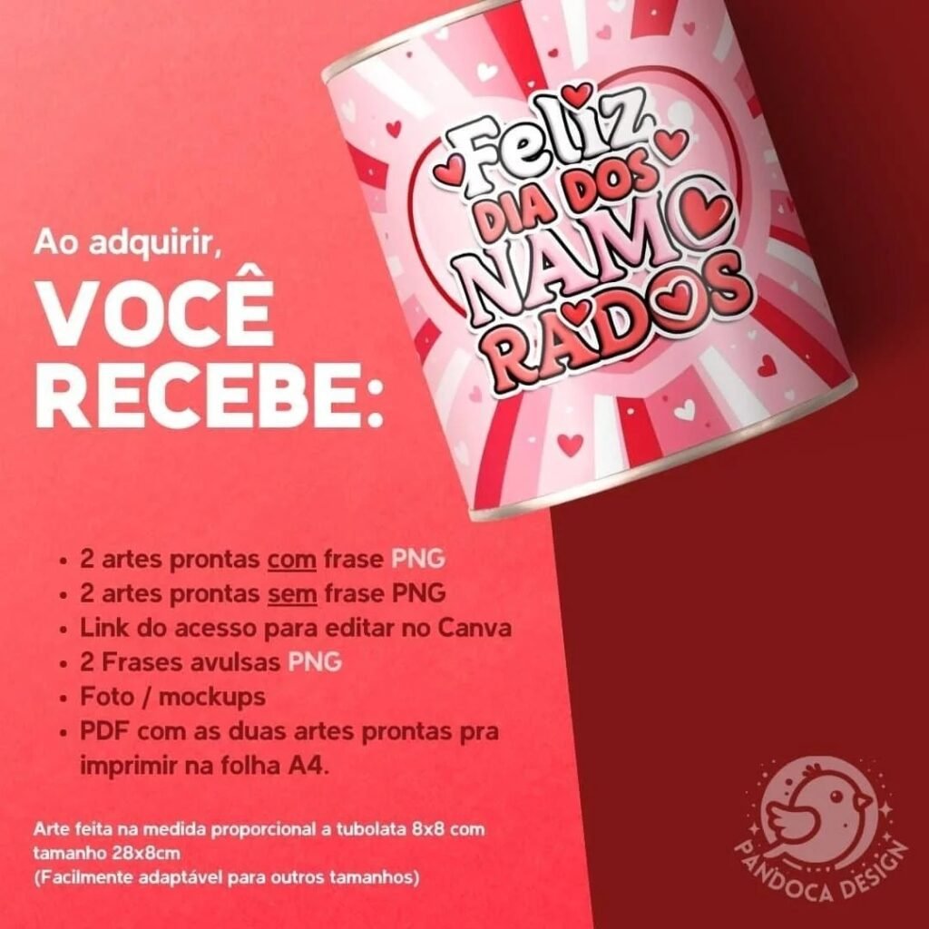 Artes Tubolata Personalizável no Canva (Pandoca) - Imagem 3