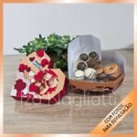 Caixa coração com sacola coração para dia dos namorados - Imagem 2