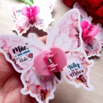 PDF Borboleta Rosa - Dia das Mães