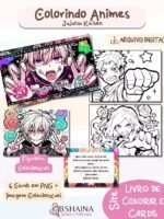 Animes Livro de Colorir + Cards - Imagem 2