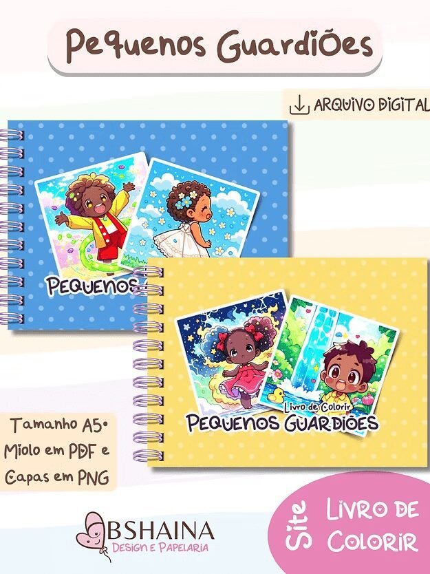 Livro de Colorir Pequenos Guardiões - Imagem 1
