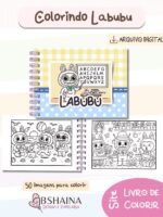 Livro de Colorir Monstrinho Labubu - Imagem 3