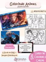 Animes Livro de Colorir + Cards - Imagem 5