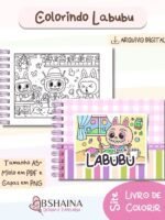 Livro de Colorir Monstrinho Labubu - Imagem 4