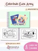 Livro de Colorir Cute Army bts21 - Imagem 5