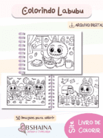 Livro de Colorir Monstrinho Labubu - Imagem 5