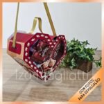 Caixa coração com sacola coração para dia dos namorados