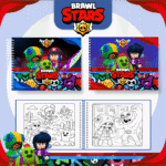 Brawl Star - Big Livros de Colorir