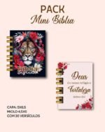 Pack Mini Bíblia Chaveiro + Miolo Versículos - Imagem 5