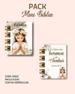 Pack Mini Bíblia Chaveiro + Miolo Versículos - Imagem 6