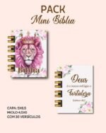 Pack Mini Bíblia Chaveiro + Miolo Versículos - Imagem 9