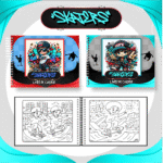 Skaters - Big Livros de Colorir