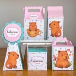 Capivara Menina - Kit Festa Pronta