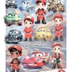 Carros Disney Aquarela - Kit Digital