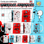Namorados Apaixonados Canecas