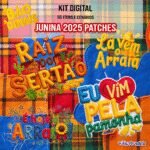 Junina 2025 Patches - Kit Digital