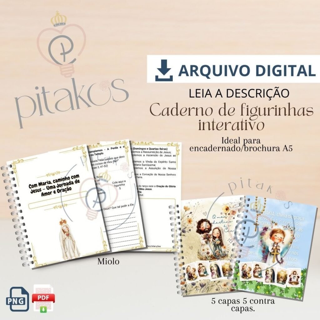 COMBO Jornada Interativa Mistérios Santo Rosário (Pitakos) - Imagem 1