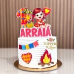 Meu Primeiro Arraiá Menina - Topo de Bolo