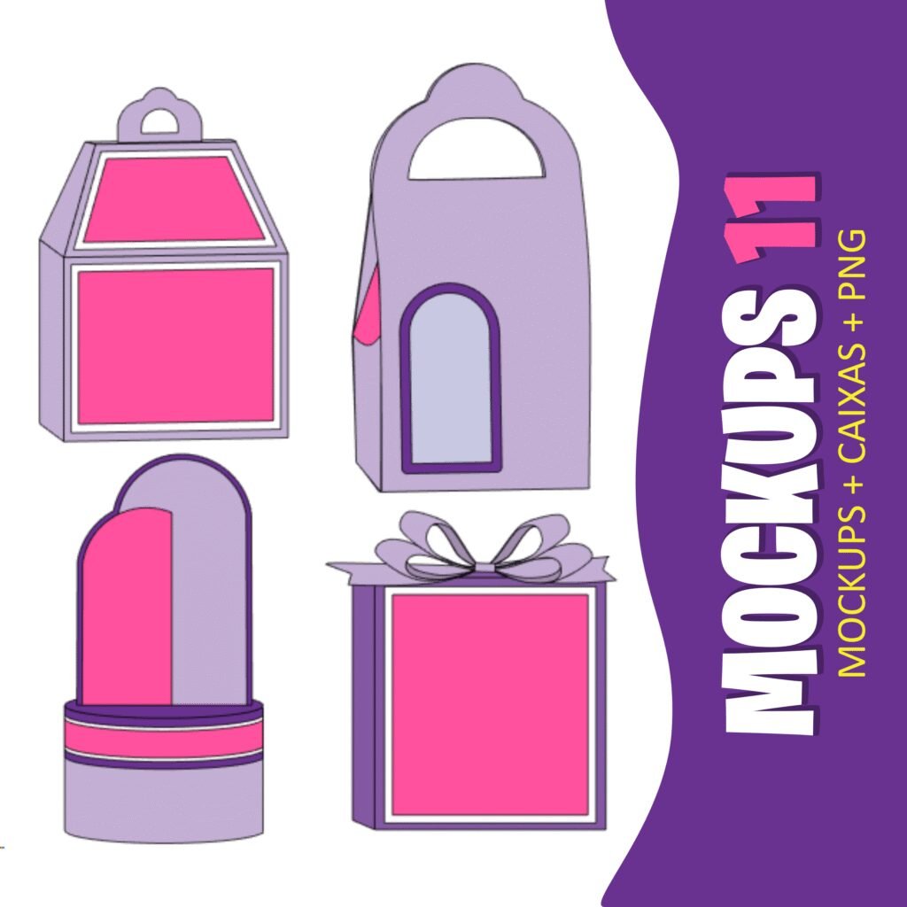 Molde Caixa + Mockup - V11 - Imagem 1