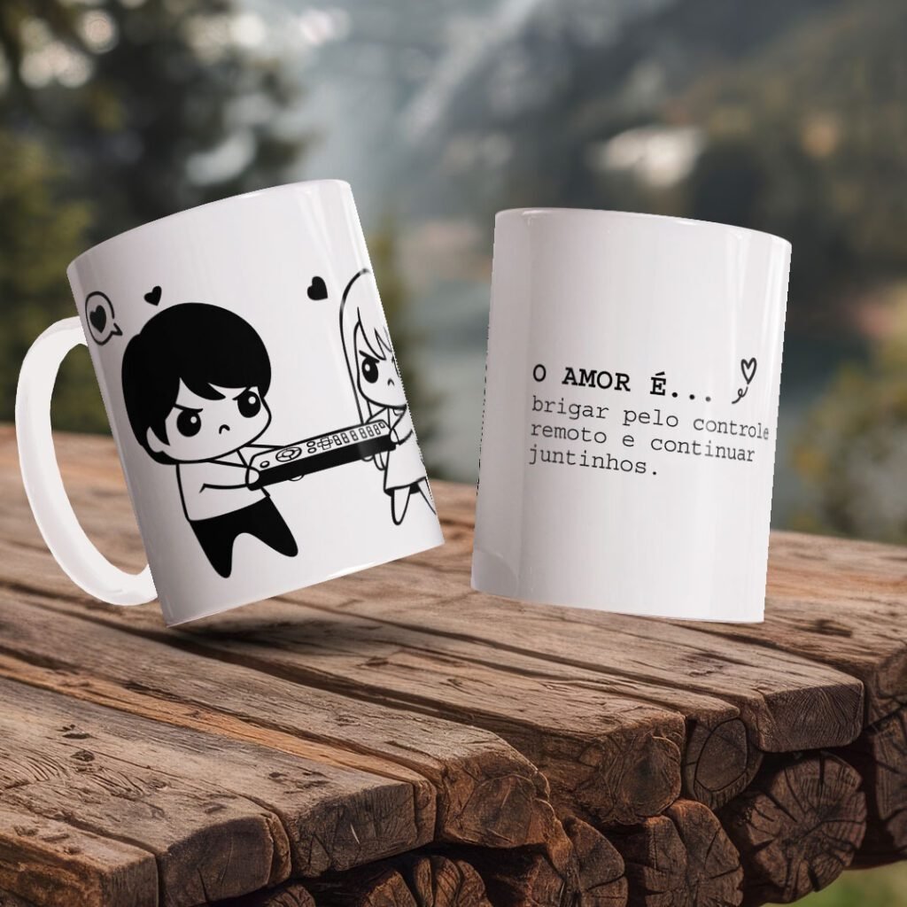 O AMOR É Namorados - Estampas Canecas - Imagem 16