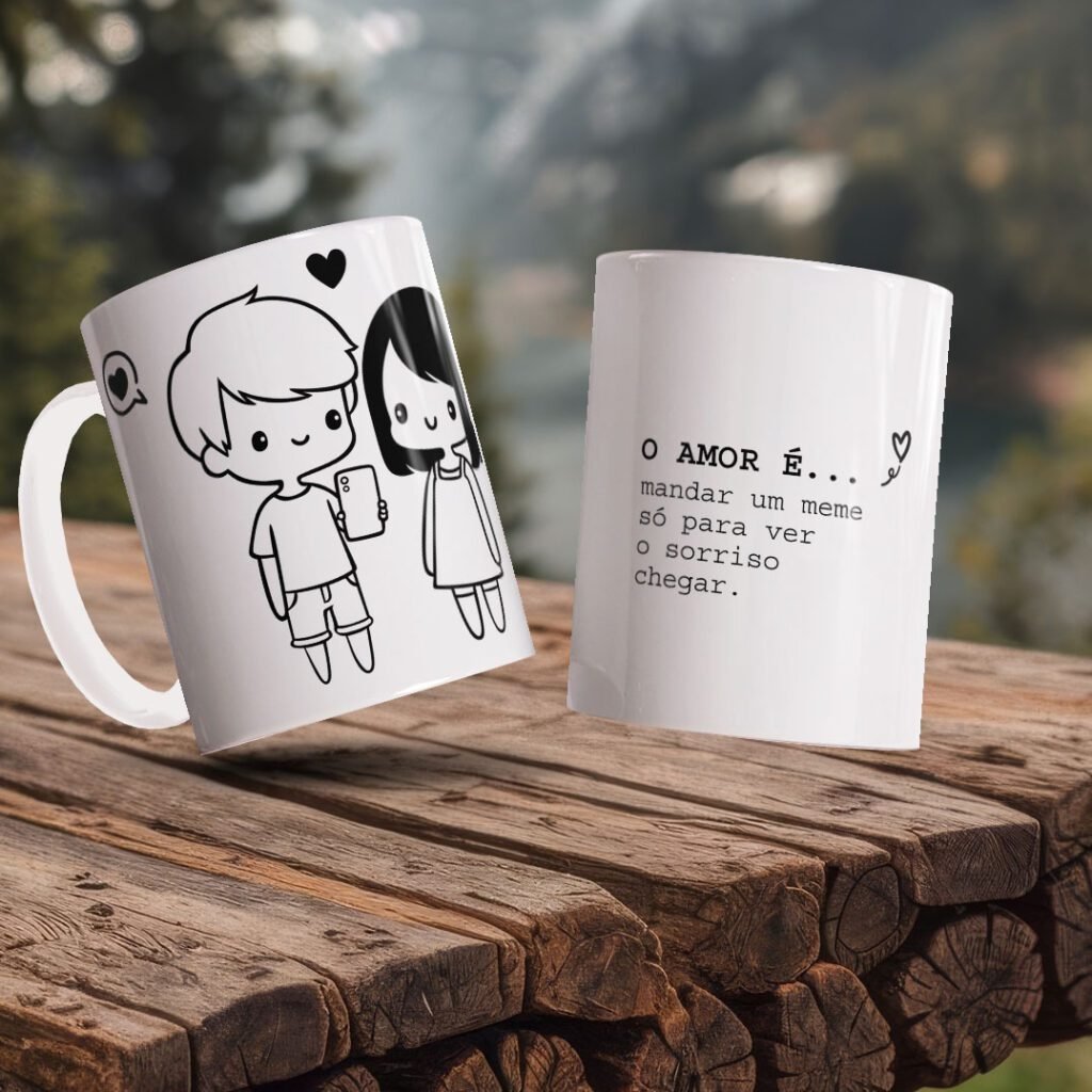 O AMOR É Namorados - Estampas Canecas - Imagem 9