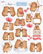 Capivara Apaixonada - Imagem 3