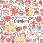 Capivara Dia dos Namorados - Kit Digital