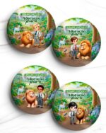 Infantil Bottons Congresso 2025 Adoração Pura (Bicho Papel)