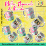 Melhor Namorada do Mundo c/foto - Estampas Canecas